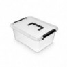 Pojemnik do przechowywania MOXOM Simple box, 12,5l, z rączką, transparentny