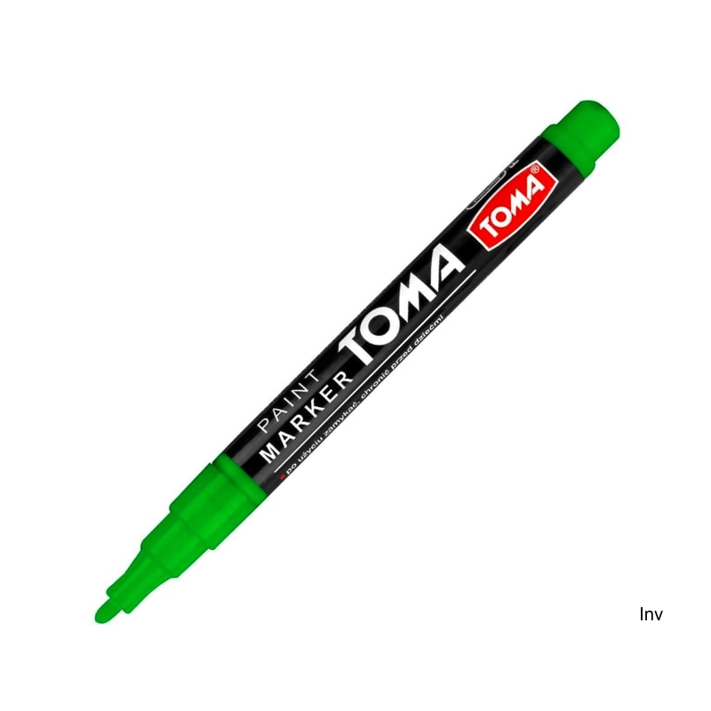 Marker olejowy Toma TO-441 zielony 1,5mm fibrowa końcówka