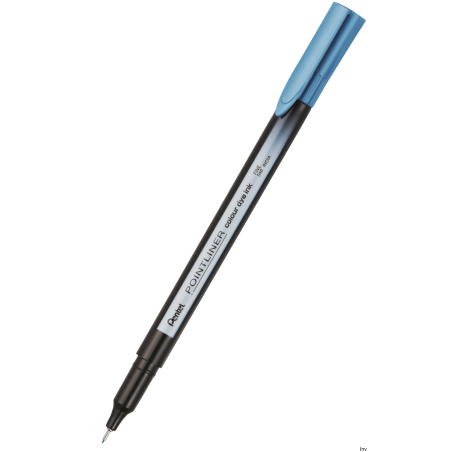 Cienkopis Pointliner Colour turkusowy z tuszem na bazie wody Pentel