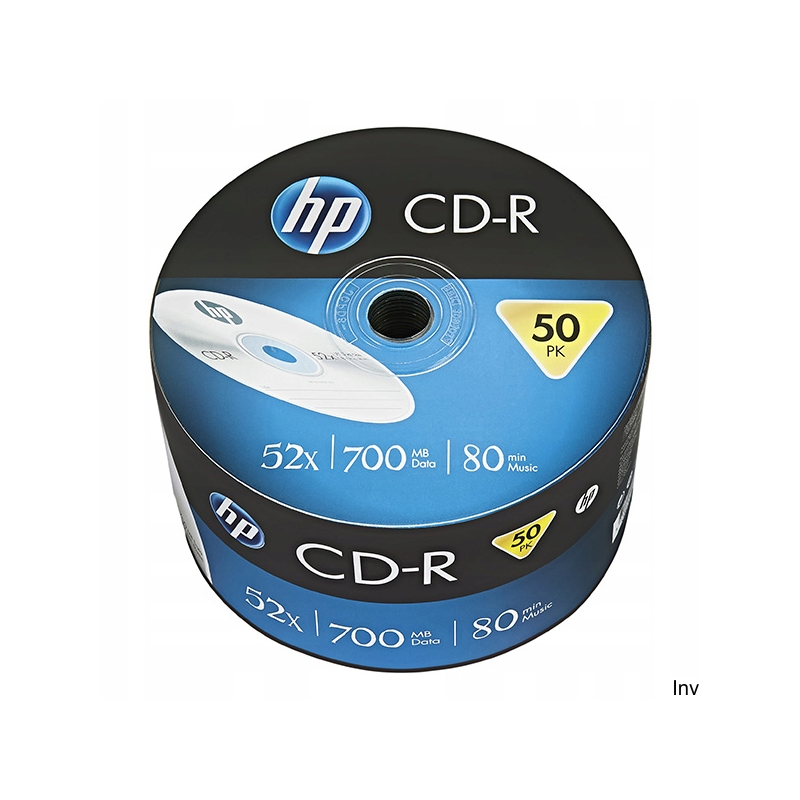Płyta CD-R HP 700MB 52X 50 sztuk w szpindlu CRE00070