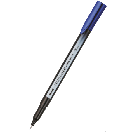 Cienkopis PENTEL Pointliner Colour S40-C, niebieski, tusz na bazie wody