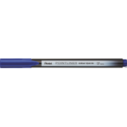 Cienkopis PENTEL Pointliner Colour S40-C, niebieski, tusz na bazie wody