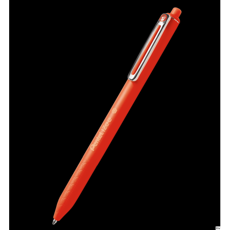 Długopis olejowy 0,7mm iZee czerwony Pentel BX467-B