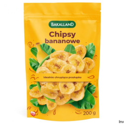Chipsy bananowe 250g Bakalland