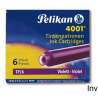 Naboje atramentowe Pelikan TP/6 fioletowe 301697 - 1 opakowanie