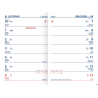 Kalendarz kieszonkowy 2024 tygodniowy 82x120 mm 80 stron papier offsetowy 80 g/m2 Telegraph