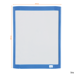Magnetyczna tabliczka suchościeralna Nobo 216x280mm, zestaw, różne kolory