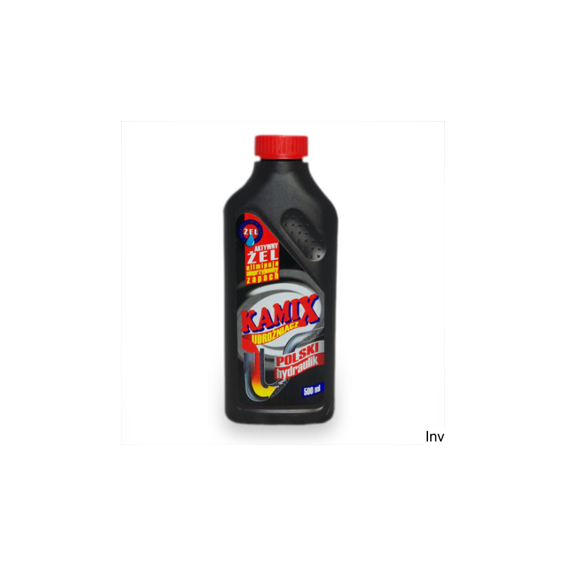 Udrażniacz do rur w żelu Kamix 500 ml - skuteczne usuwanie zatorów i nieprzyjemnych zapachów