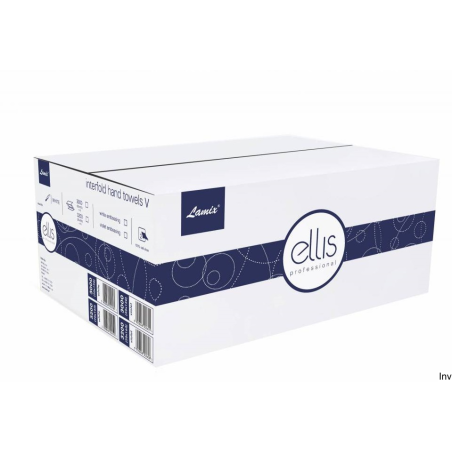 Ręcznik ELLIS 3000 składek celuloza SOFT 24cm x 21cm biały 2-warstwowy