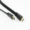 Kabel HDMI Omega 3m v.1.4 Flat 4K z kanałem Ethernet i Audio Return Channel czarny