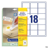 Etykiety uniwersalne Avery Zweckform L6025REV-25 63,5x46,6 mm 450 sztuk usuwalne A4