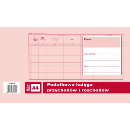 Księga przychodów i rozchodów A4 offset Michalczyk i Prokop