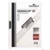 Skoroszyt DURABLE DURACLIP Original 30 A4 biały 2200-02 z metalowym klipsem do dokumentów bez dziurkowania