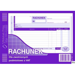 Rachunek DOTTS A5 dla...