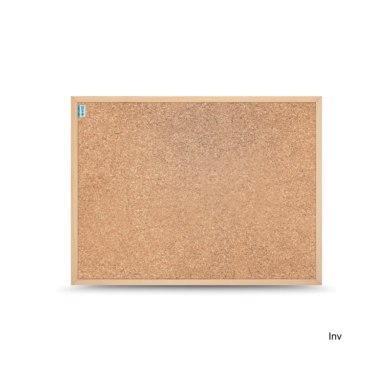 Tablica korkowa Memobe SMART 60x40 cm z drewnianą ramą
