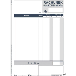 263-5 Rachunek dla konsumenta A6 offset MICHALCZYK&PROKOP