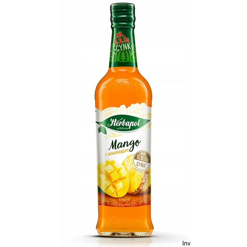 Syrop Herbapol Owocowa Spiżarnia Mango & Ananas 420ml