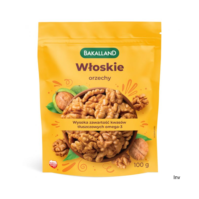 Orzechy włoskie 100g Bakalland