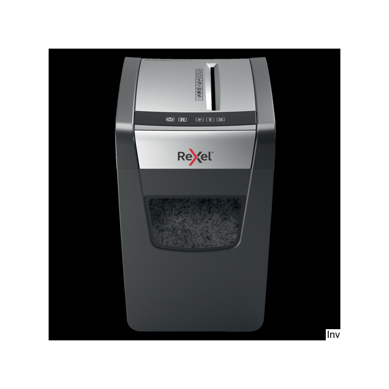 Niszczarka Rexel Momentum X312-SL Slimline, cięcie konfetti, do 12 kartek, pojemność kosza 23l, kolor czarny