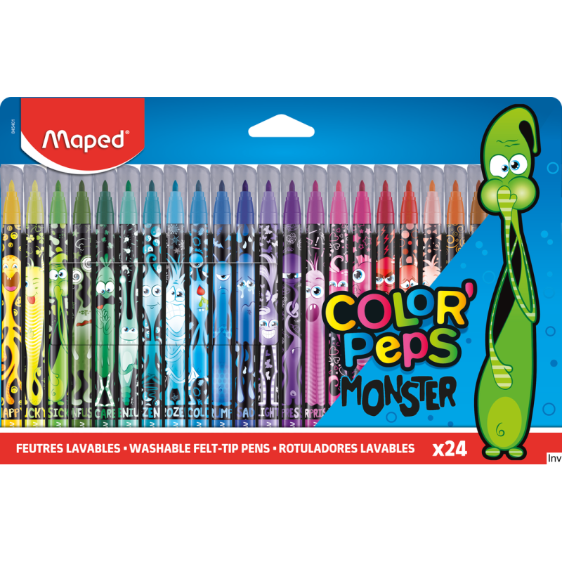 Flamastry Maped COLORPEPS MONSTER 24 kolory