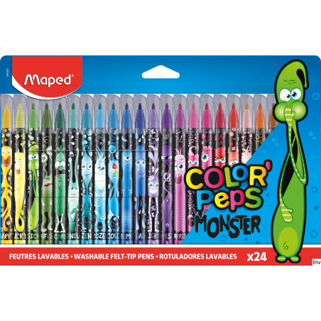 Flamastry Maped COLORPEPS MONSTER 24 kolory