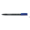Foliopis permanentny niebieski Staedtler Lumocolor M 317, zestaw 4 sztuk w etui