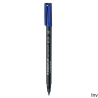 Foliopis permanentny niebieski Staedtler Lumocolor M 317, zestaw 4 sztuk w etui
