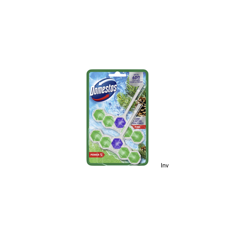 Domestos Zawieszka do toalety POWER5 DUO PINE 7x2x55g