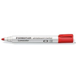 Marker suchościeralny STAEDTLER Lumocolor czerwony do białych tablic i gładkich powierzchni