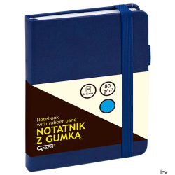 Notatnik A6 granatowy w...