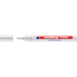 Edding marker lakierowy 2-4 mm biały 750 do oznaczeń na różnych powierzchniach