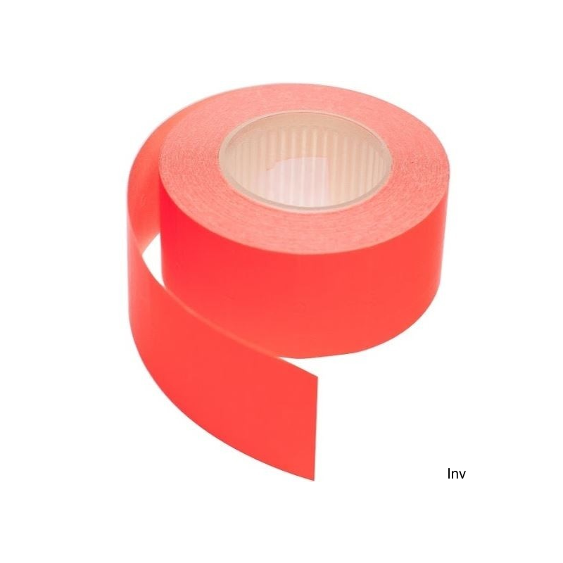 Taśma do metkownicy Poligraf 1-rzędowa 22x12mm prosta czerwona