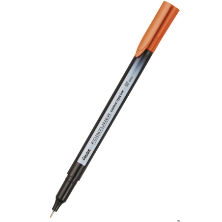 Cienkopis PENTEL Pointliner Colour pomarańczowy S40-F z tuszem na bazie wody