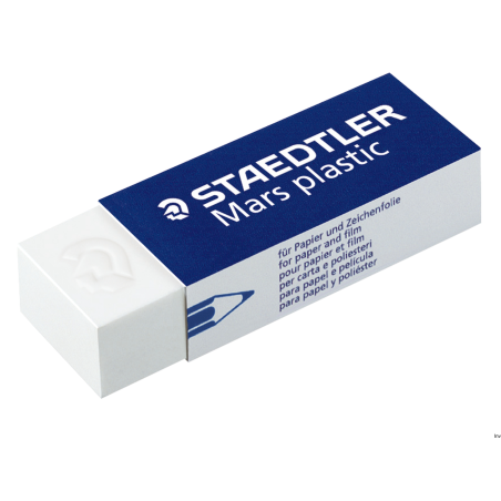 Gumka Mars Plastic 526 B50 duża Staedtler 65 x 23 x 13 mm, bez ftalanów i lateksu