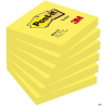 Bloczek samoprzylepny Post-It 3M, 76x76 mm, 1x100 sztuk, jaskrawy żółty