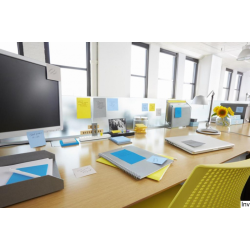 Bloczek samoprzylepny Post-It 3M, 76x76 mm, 1x100 sztuk, jaskrawy żółty