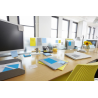 Bloczek samoprzylepny Post-It 3M, 76x76 mm, 1x100 sztuk, jaskrawy żółty