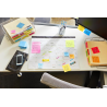 Bloczek samoprzylepny Post-It 3M, 76x76 mm, 1x100 sztuk, jaskrawy żółty