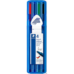 Długopis Staedtler triplus ball, F, 4 kolory w etui