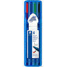 Długopis Staedtler triplus ball, F, 4 kolory w etui