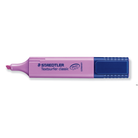 Zakreślacz Staedtler Textsurfer Classic fioletowy 364-6, atrament pigmentowy, 1-5 mm, szybkoschnący, INKJET SAFE