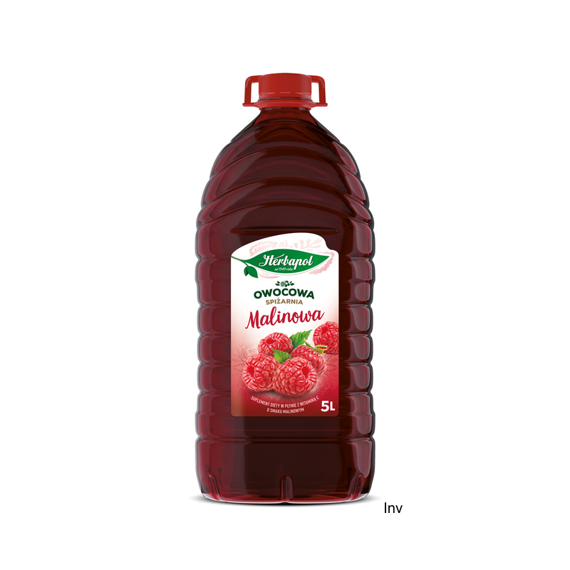 Syrop HERBAPOL MALINA z witaminą C 6500g/5l