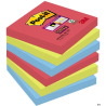 Post-It 3M Bloczek samoprzylepny Super Sticky 76x76mm, 6x90 sztuk, paleta Bora Bora