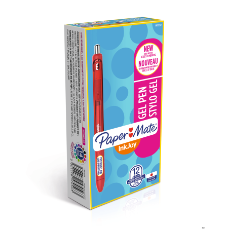 Pióro żelowe Paper Mate InkJoy 0.7mm czerwone 1957056