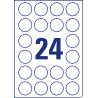 Etykiety przezroczyste Avery Zweckform L7780-25 Q40 A4 25 arkuszy do druku laserowego
