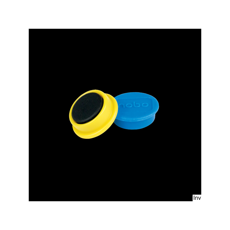 Magnesy do tablic 13 mm, mix kolorów, 10 sztuk, Nobo