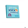 Bloczek samoprzylepny StickN 76x76 mm niebieski 360 stopni 21553