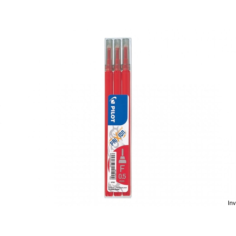 Wkład FRIXION POINT czerwony 0,5 mm 3 sztuki PILOT
