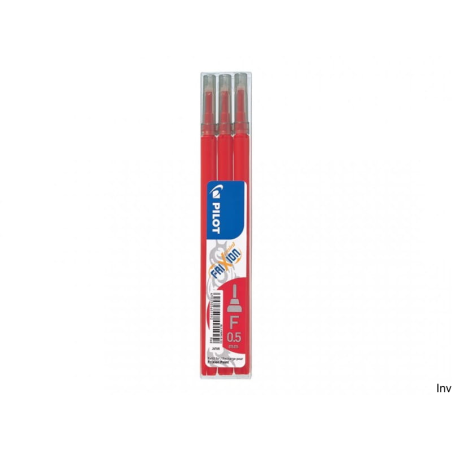 Wkład FRIXION POINT czerwony 0,5 mm 3 sztuki PILOT