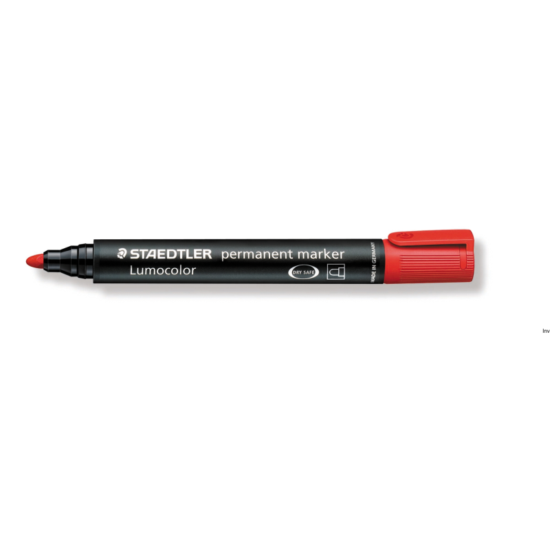Marker Staedtler Lumocolor 352-2 czerwony okrągły 2 mm, wodoodporny, szybkoschnący, bezzapachowy